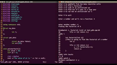 gdb commands in linux